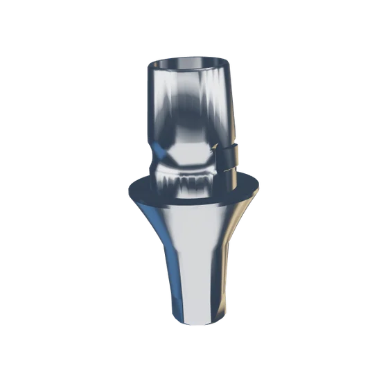 Ti-Base, engaging, 2.5 mm collar, with emergence profile