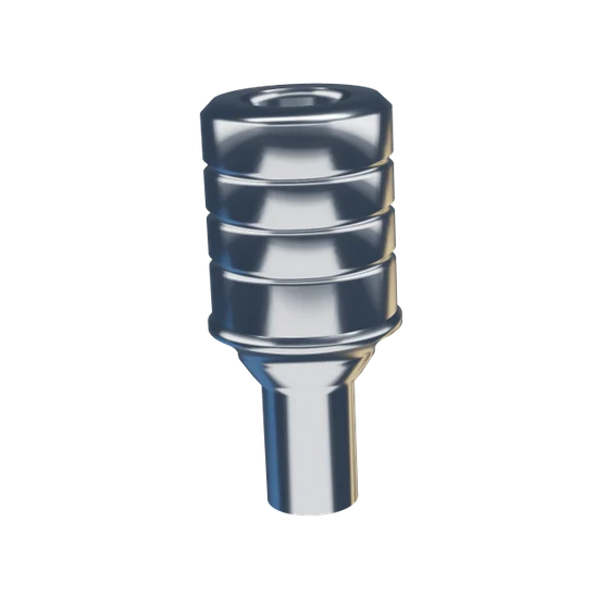 Ti-Base, non-engaging, 0.6 mm collar, with emergence profile