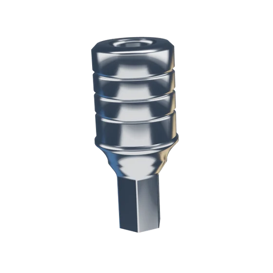 Ti-Base, engaging, 1.0 mm collar, with emergence profile