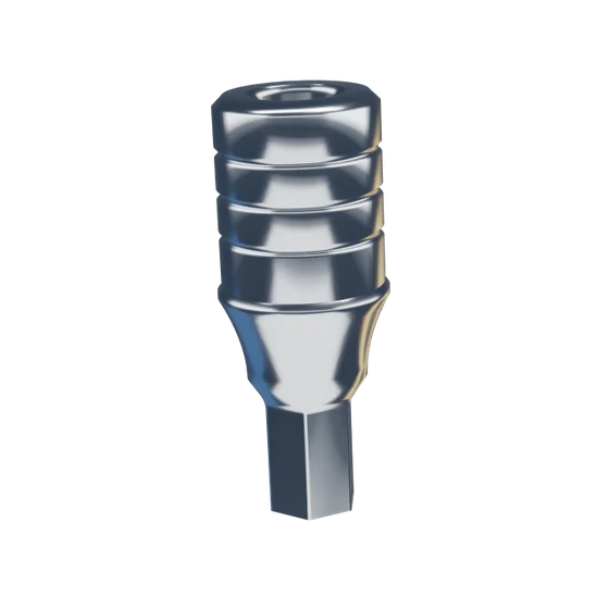 Ti-Base, engaging, 2.0 mm collar, with emergence profile
