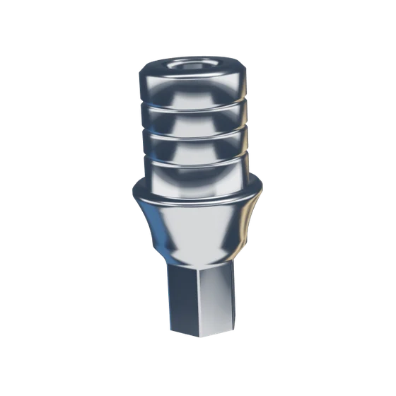 Ti-Base, engaging, 2.0 mm collar, with emergence profile