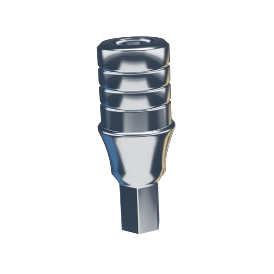 Ti-Base, engaging, 2.5 mm collar, with emergence profile