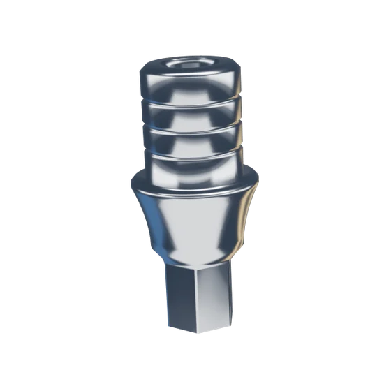 Ti-Base, engaging, 2.5 mm collar, with emergence profile